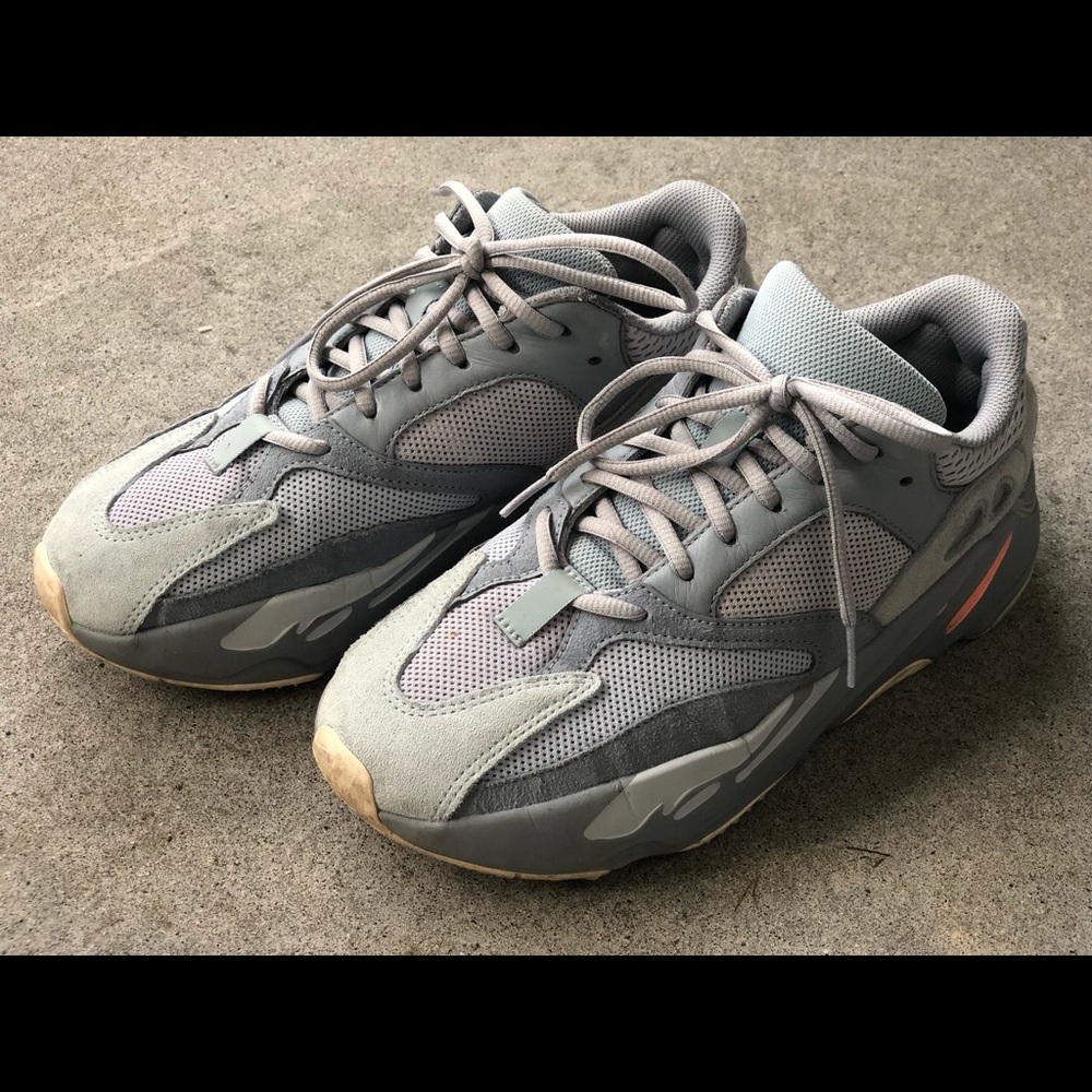 Adidas Yeezy boost. Size 8.5 but can fit 9 .